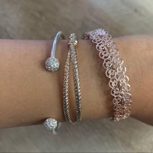 Set of 3 bracelets cuffs